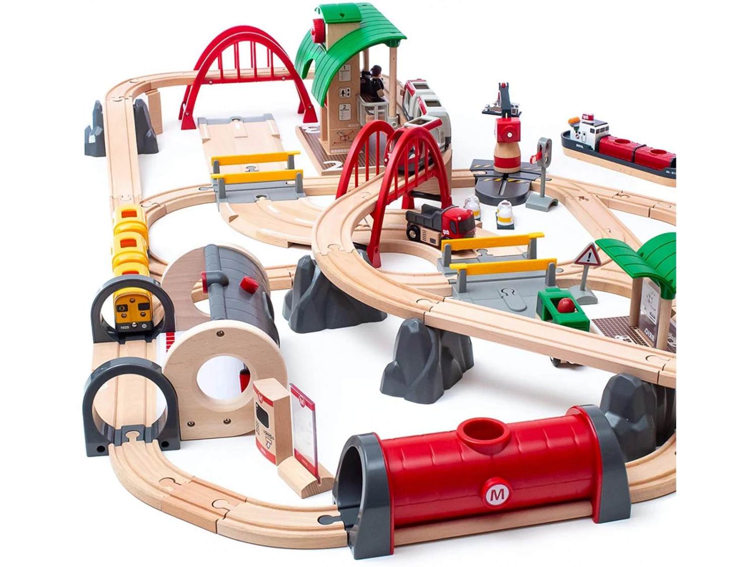 Brio 05200 - Circuit De Chemin De Fer Deluxe - Age 3 Ans + 3 Brio 05200 - Circuit De Chemin De Fer Deluxe - Age 3 Ans +