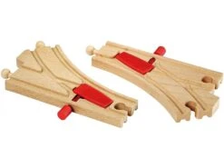 Brio 34400 - Aiguillages Mécaniques - 144 Mm - Age 3 Ans +