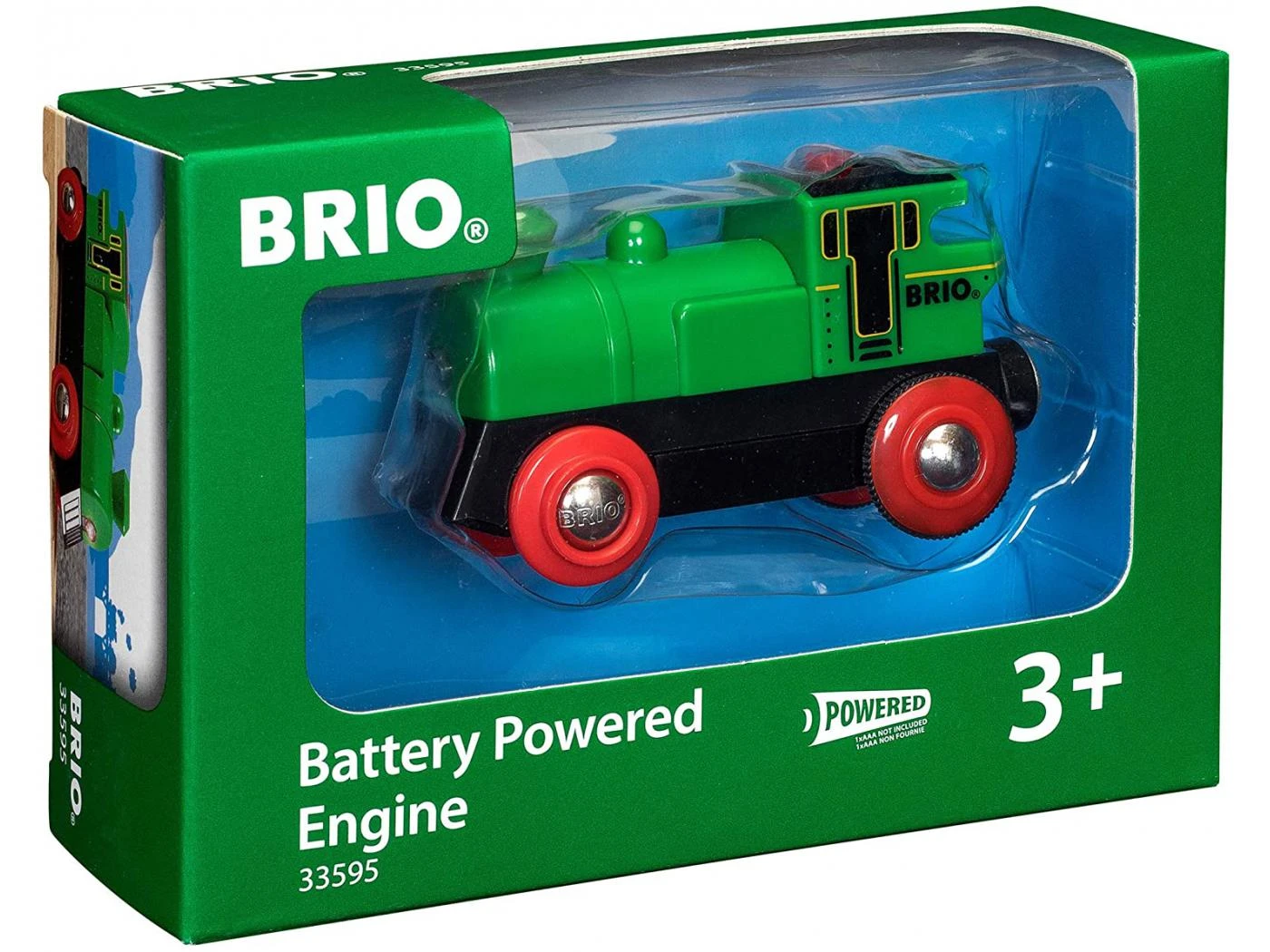 Brio 59500 - Locomotive A Pile Bi Directionnelle Verte - Thème Transport De Marchandises - Age 3 Ans + 7 Brio 59500 - Locomotive A Pile Bi Directionnelle Verte - Thème Transport De Marchandises - Age 3 Ans + – Image 5