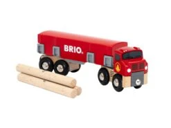 Brio 65700 - Camion De Transport De Bois - Thème Transport De Marchandises - Age 3 Ans +