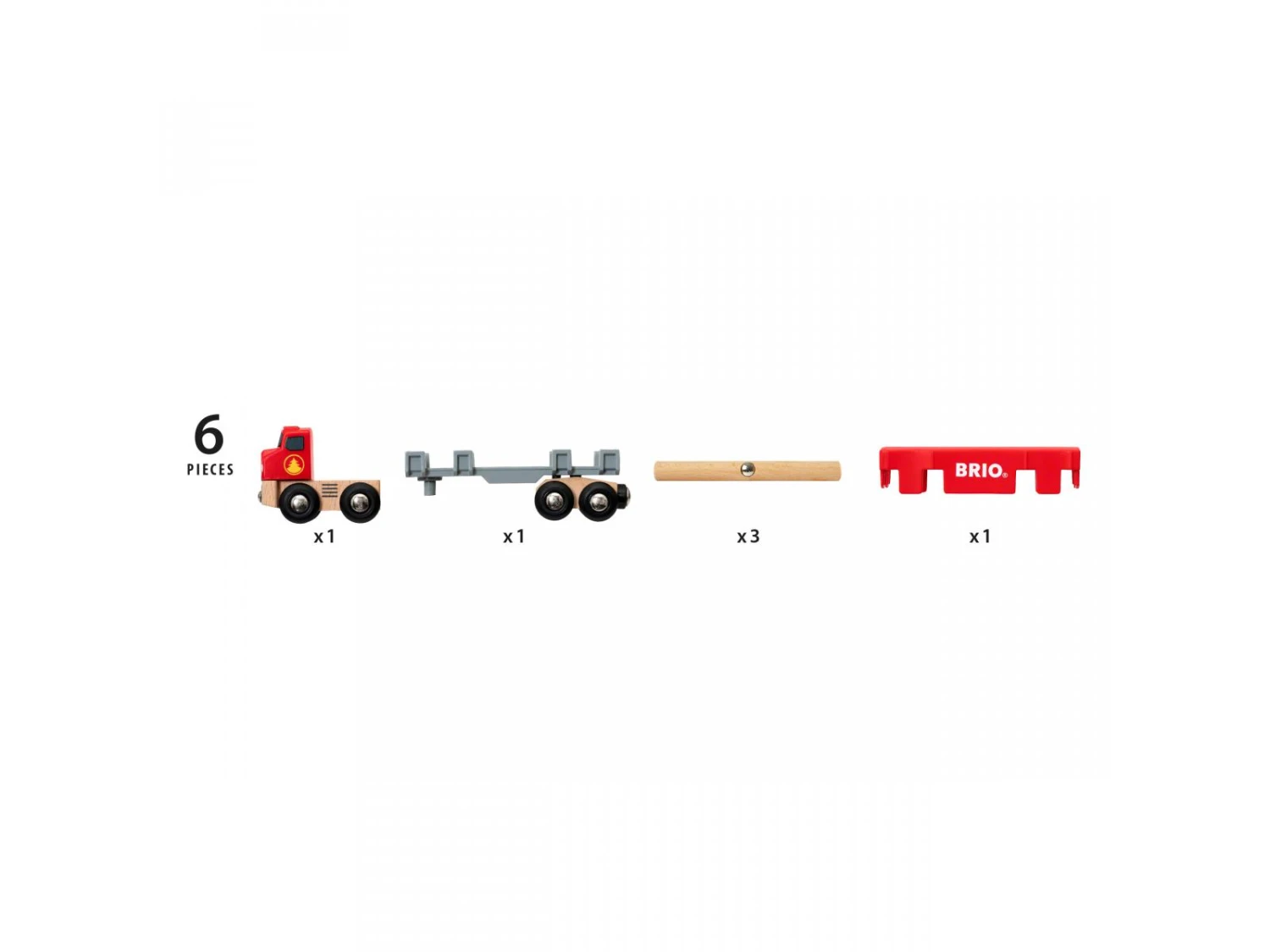 Brio 65700 - Camion De Transport De Bois - Thème Transport De Marchandises - Age 3 Ans + 9 Brio 65700 - Camion De Transport De Bois - Thème Transport De Marchandises - Age 3 Ans + – Image 7