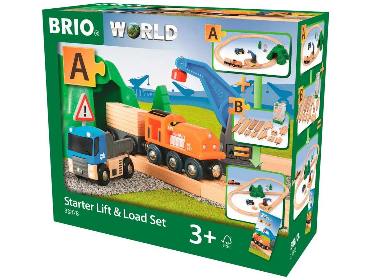 Brio 87800 - Circuit De Démarrage Transport De Fret - Pack A - Thème Transport De Marchandises - Age 3 Ans + 3 Brio 87800 - Circuit De Démarrage Transport De Fret - Pack A - Thème Transport De Marchandises - Age 3 Ans +