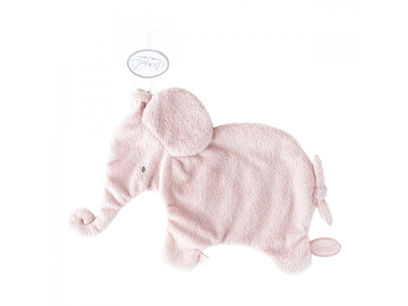 885001 - Doudou Attache-tétine éléphant Rose Oscar - Position Allongée 27 Cm, Hauteur 17 Cm 3 885001 - Doudou Attache-tétine éléphant Rose Oscar - Position Allongée 27 Cm, Hauteur 17 Cm