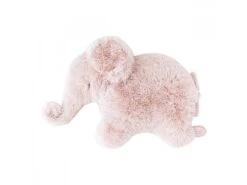 885014 - Doudou Plat éléphant Rose Oscar - Position Allongée 32 Cm, Hauteur 20 Cm