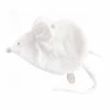 887211 - Doudou Attache-tétine Souris Blanc Maude - Position Allongée 24 Cm, Hauteur 16 Cm -Born To Be Kids dimpel 887211 doudou attache tetine souris blanc maude position allongee 24 cm hauteur 16 cm 1600