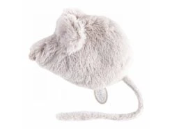 887393 - Souris Greige Maude - Position Allongée 14 Cm, Hauteur 11 Cm