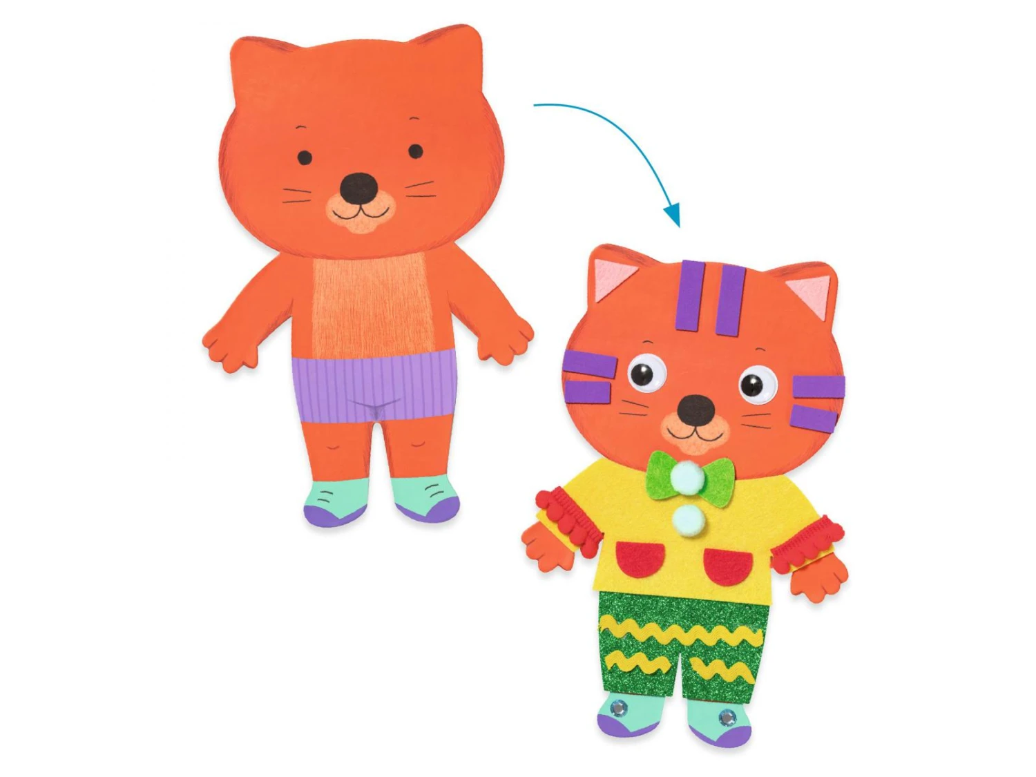 Djeco DJ00072 - Collages Pour Les Petits Petits Choux 5 Djeco DJ00072 - Collages Pour Les Petits Petits Choux – Image 3