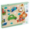 Djeco DJ01063 - Puzzles Relief - Coucou-vroum -Born To Be Kids djeco dj01063 puzzles relief coucou vroum 1600