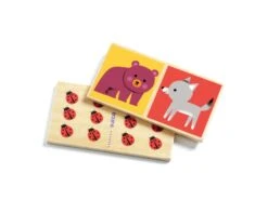 Djeco DJ01625 - Jeux éducatifs Bois - Domino Wood -Born To Be Kids djeco dj01625 jeux educatifs bois domino wood 1600 2