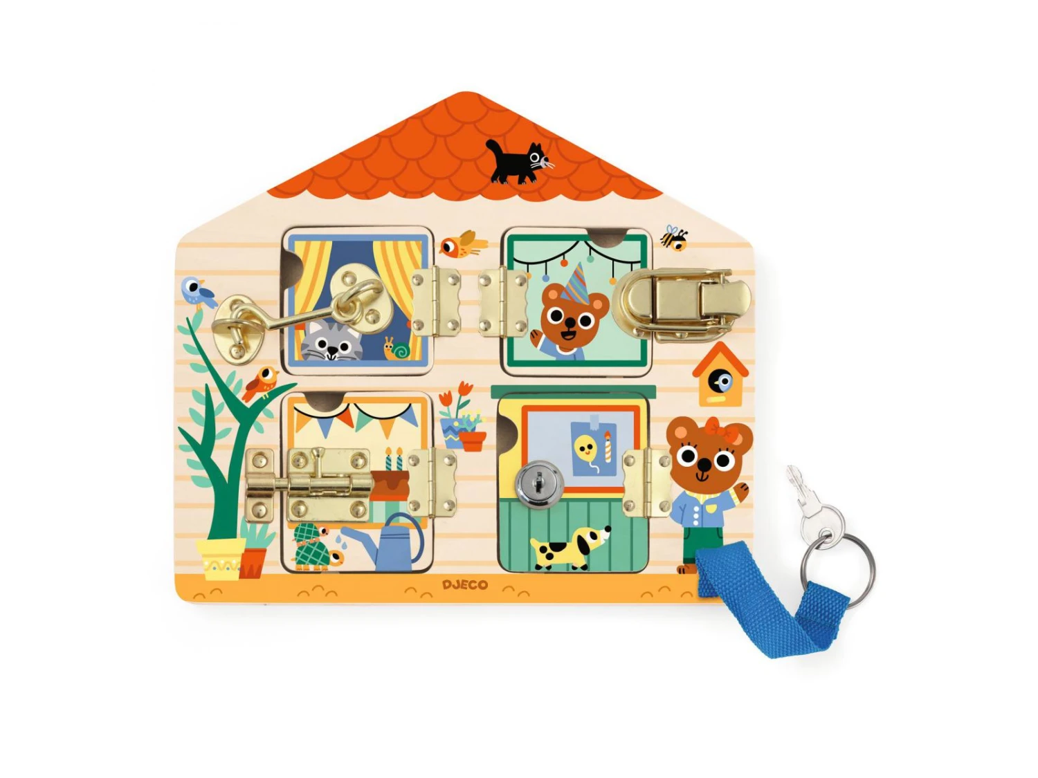 Djeco DJ01659 - Jeux éducatifs Bois - Cabanalock 3 Djeco DJ01659 - Jeux éducatifs Bois - Cabanalock