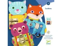 Djeco DJ01664 - Jeux éducatifs Bois - Locktou -Born To Be Kids djeco dj01664 jeux educatifs bois locktou 1600 3