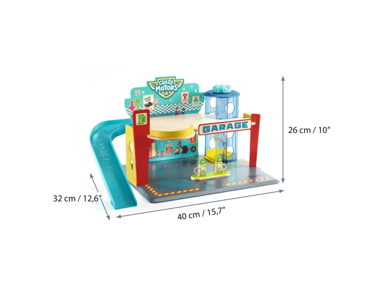 Djeco DJ05495 - Crazy Motors - Garage 3 Djeco DJ05495 - Crazy Motors - Garage