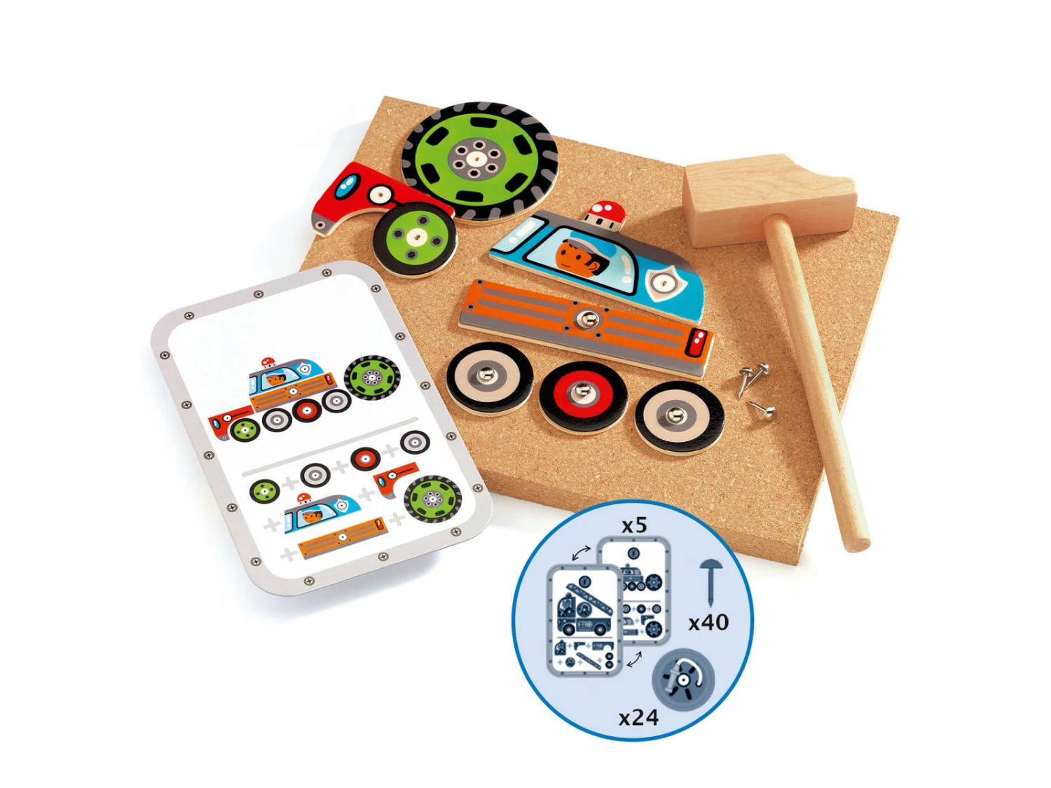 Djeco DJ06641 - Tap Tap - Tap Tap Véhicules 5 Djeco DJ06641 - Tap Tap - Tap Tap Véhicules – Image 3