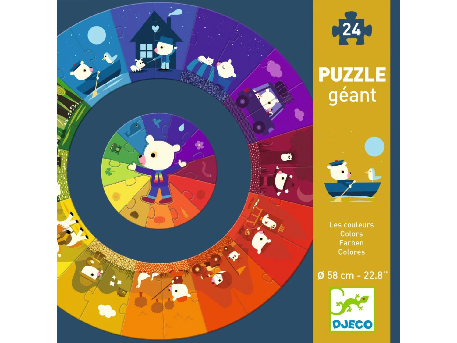 Djeco DJ07017 - Puzzles Géants - Les Couleurs 6 Djeco DJ07017 - Puzzles Géants - Les Couleurs – Image 4