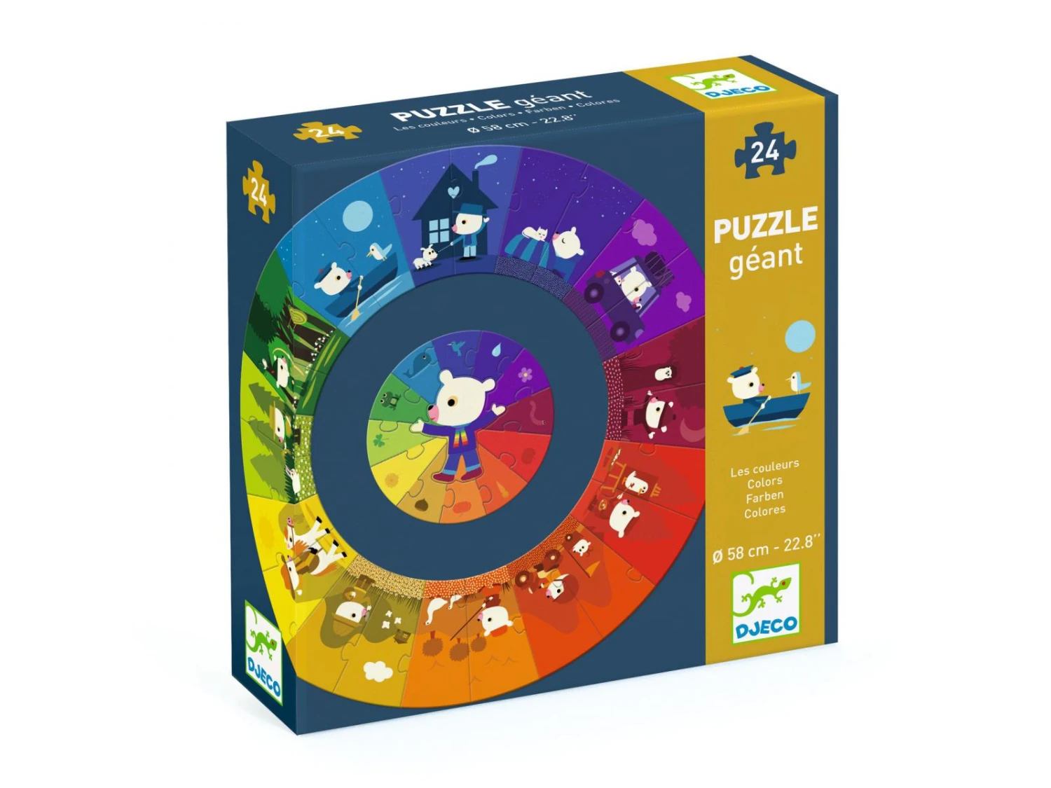 Djeco DJ07017 - Puzzles Géants - Les Couleurs 3 Djeco DJ07017 - Puzzles Géants - Les Couleurs