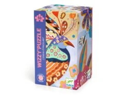 Djeco DJ07022 - Wizzy Puzzles - L'oiseau étincelant - 50 Pcs