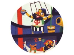 Djeco DJ07129 - Puzzles Géants - Le Bateau Des Pirates -Born To Be Kids djeco dj07129 puzzles geants le bateau des pirates 1600 2