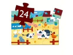 Djeco DJ07205 - Puzzles Silhouettes - Les Vaches à La Ferme - 24 Pcs -Born To Be Kids djeco dj07205 puzzles silhouettes les vaches a la ferme 24 pcs 1600 2