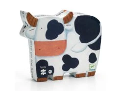 Djeco DJ07205 - Puzzles Silhouettes - Les Vaches à La Ferme - 24 Pcs