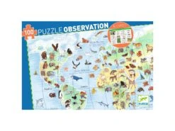 Djeco DJ07420 - Puzzles Observation - Animaux Du Monde 100pcs+livret -Born To Be Kids djeco dj07420 puzzles observation animaux du monde 100pcs livret 1600 3