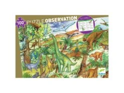 Djeco DJ07424 - Puzzles Observation - Dinosaures 100 Pcs + Livret -Born To Be Kids djeco dj07424 puzzles observation dinosaures 100 pcs livret 1600 3