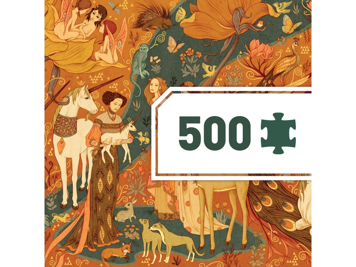 Djeco DJ07624 - Puzzles Gallery - Unicorn Garden - 500 Pcs 5 Djeco DJ07624 - Puzzles Gallery - Unicorn Garden - 500 Pcs – Image 3