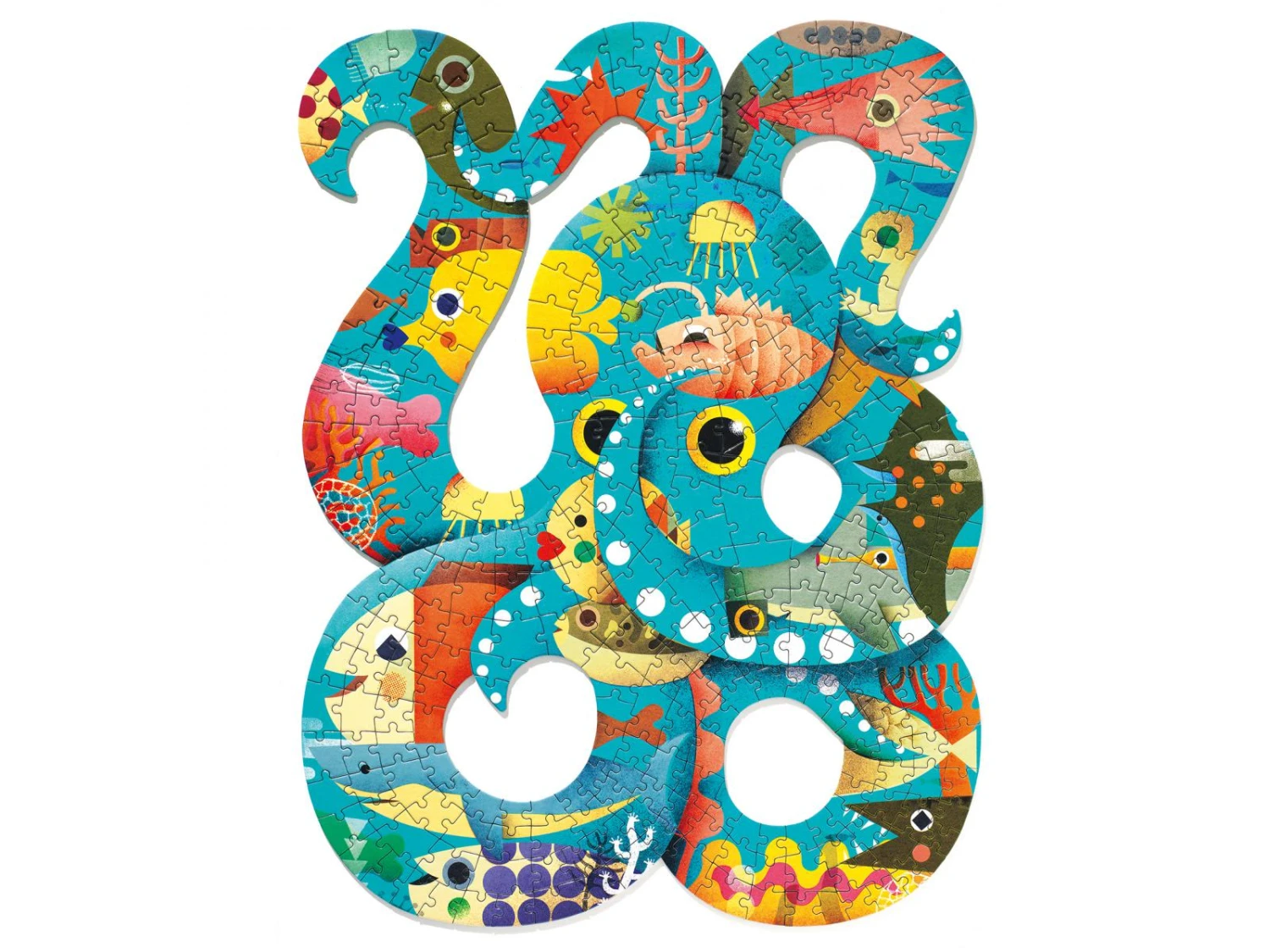 Djeco DJ07651 - Puzz'Art - Octopus - 350 Pcs 4 Djeco DJ07651 - Puzz'Art - Octopus - 350 Pcs – Image 2