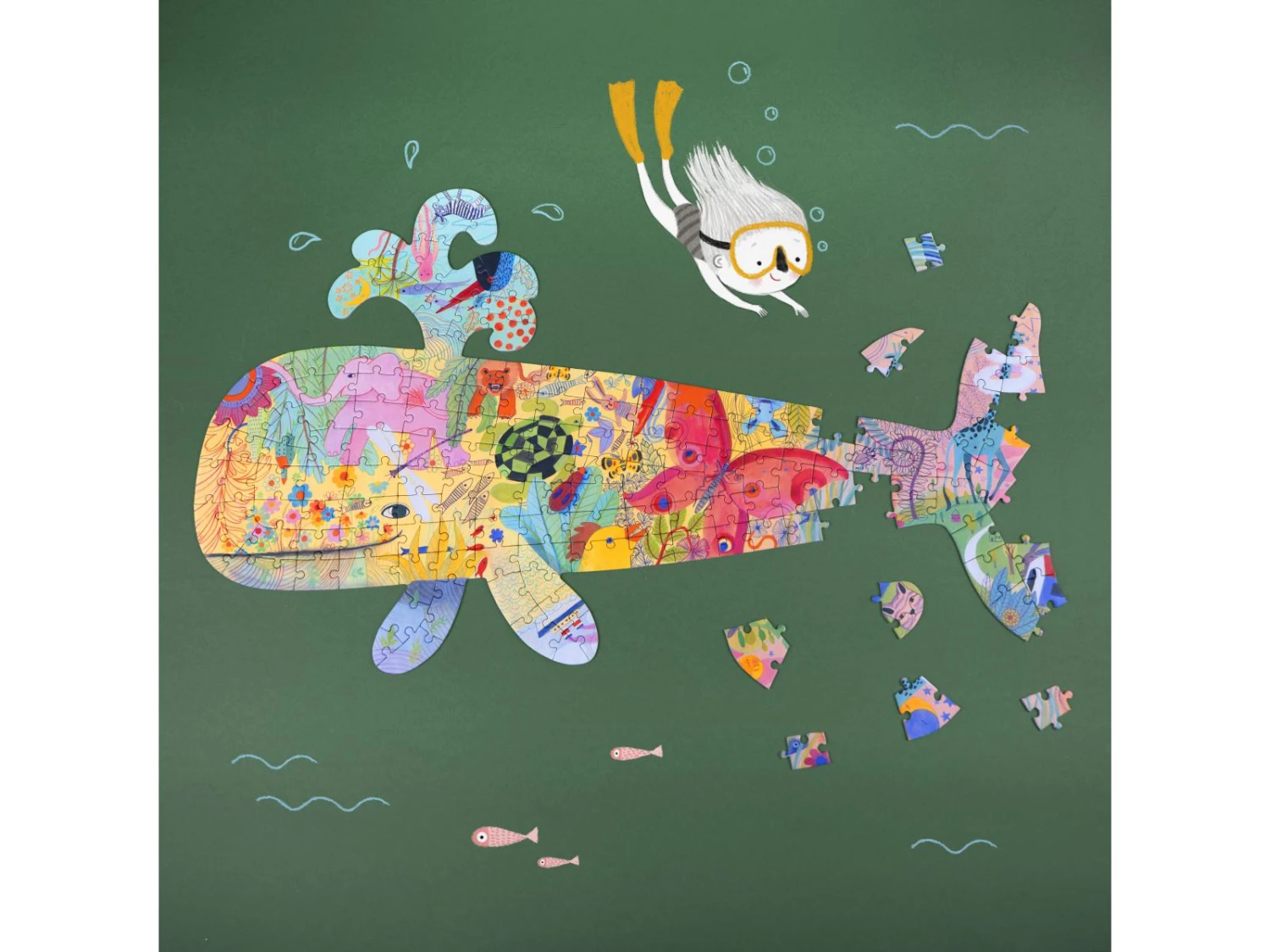 Djeco DJ07658 - Puzz'Art - Whale - 150 Pcs 7 Djeco DJ07658 - Puzz'Art - Whale - 150 Pcs – Image 5