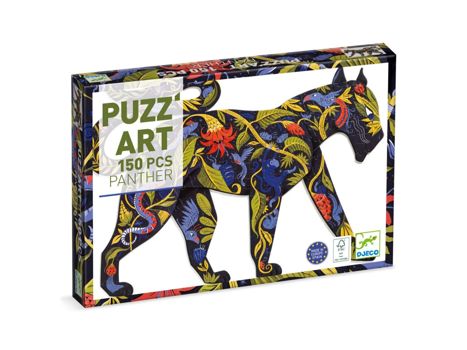 Djeco DJ07659 - Puzz'Art - Panther - 150 Pcs 2 Djeco DJ07659 - Puzz'Art - Panther - 150 Pcs