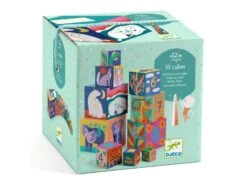Djeco DJ08511 - Cubes Premier âge - Animaux Sauvages