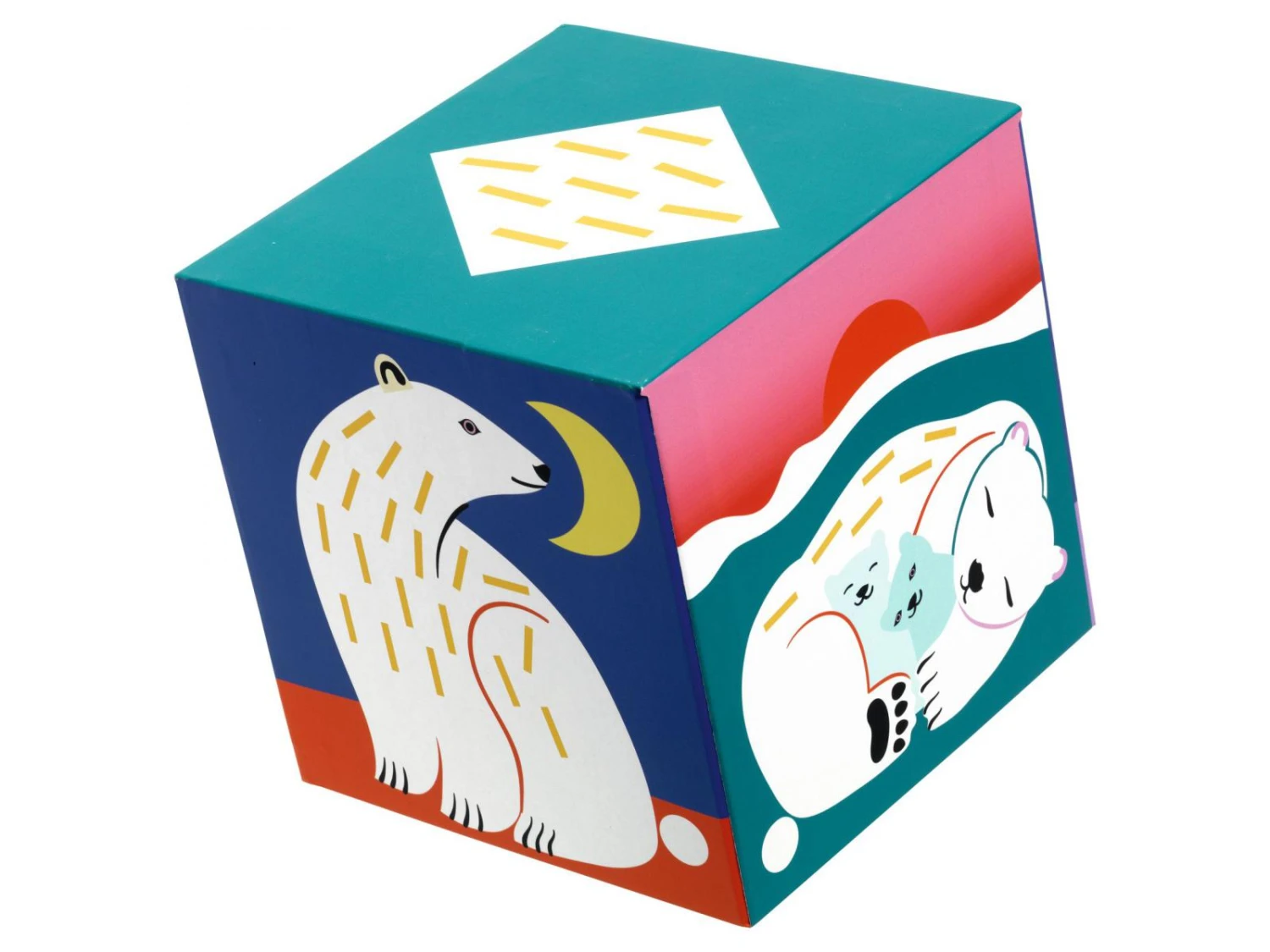 Djeco DJ08511 - Cubes Premier âge - Animaux Sauvages 7 Djeco DJ08511 - Cubes Premier âge - Animaux Sauvages – Image 5