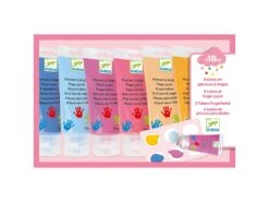 Djeco DJ09000 - Les Couleurs Des Petits - 6 Tubes De Peinture à Doigts Sweet -Born To Be Kids djeco dj09000 les couleurs des petits 6 tubes de peinture a doigts sweet 1600 3