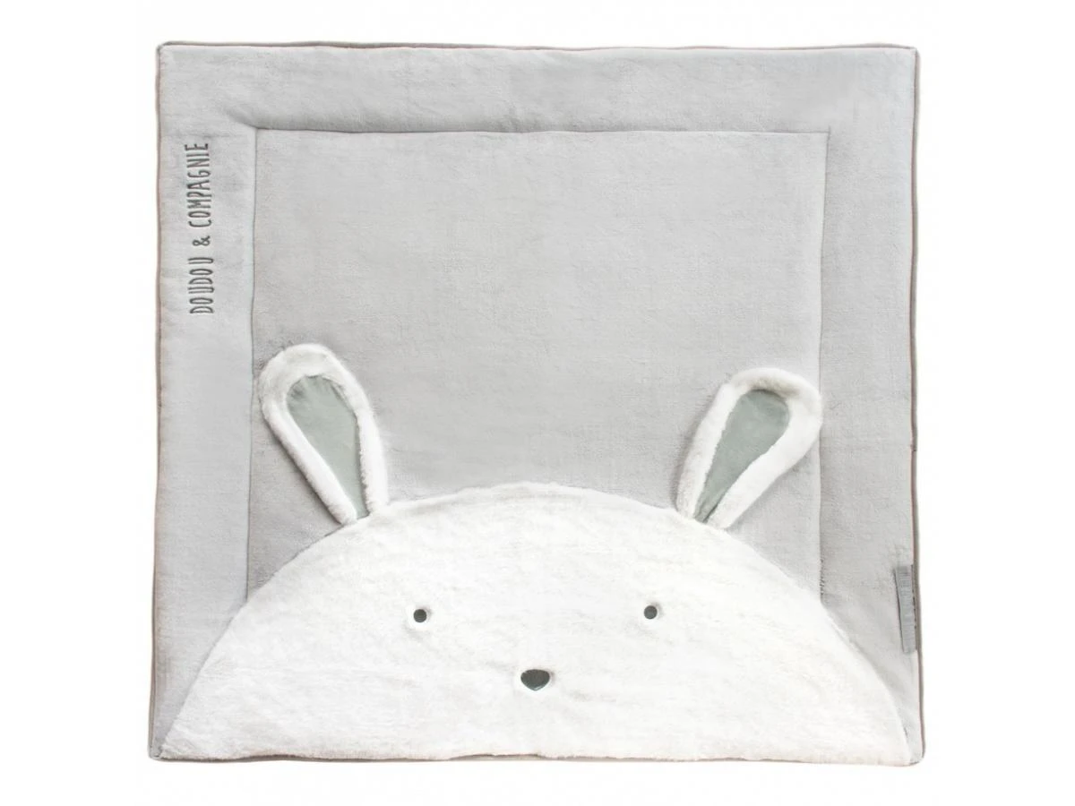DC3060 - Tapidou Lapin Perle - Taille 100x100 Cm 3 DC3060 - Tapidou Lapin Perle - Taille 100x100 Cm