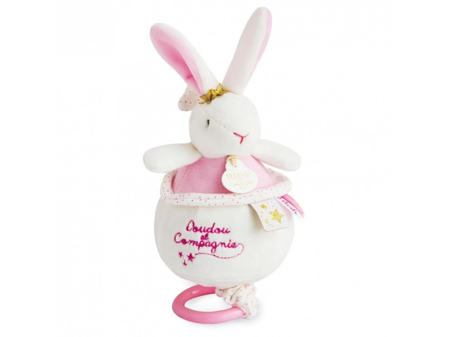 DC3519 - Lapin Etoile - Boîte à Musique - Taille 14 Cm 4 DC3519 - Lapin Etoile - Boîte à Musique - Taille 14 Cm – Image 2