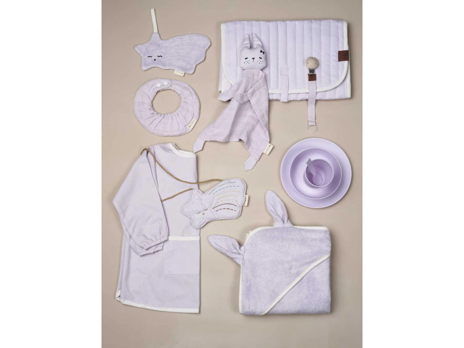 2006238728 - Attache Sucette - Lilas - Caramel - Paquet De 2 5 2006238728 - Attache Sucette - Lilas - Caramel - Paquet De 2 – Image 3