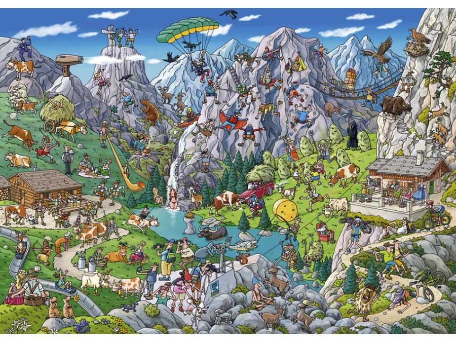 HEYE 29680 - Puzzle 1000 Pièces Triangular Alpine Fun 4 HEYE 29680 - Puzzle 1000 Pièces Triangular Alpine Fun – Image 2