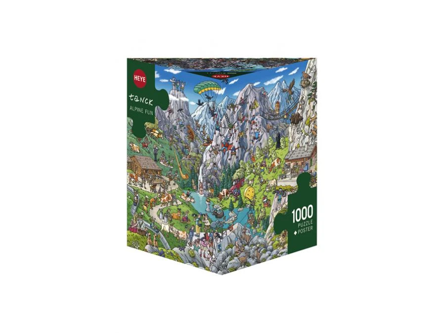 HEYE 29680 - Puzzle 1000 Pièces Triangular Alpine Fun 3 HEYE 29680 - Puzzle 1000 Pièces Triangular Alpine Fun