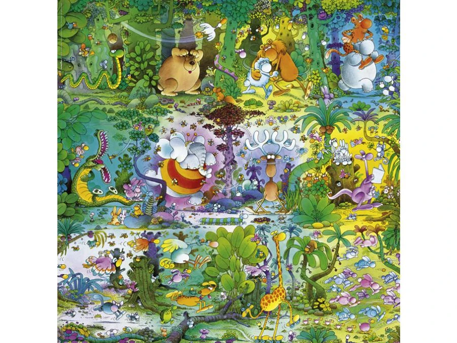 HEYE 29799 - Puzzle 1000 Pièces Cartoon Classics Wildlife 4 HEYE 29799 - Puzzle 1000 Pièces Cartoon Classics Wildlife – Image 2