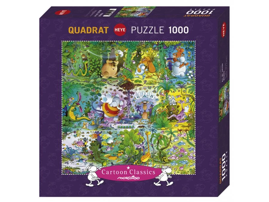 HEYE 29799 - Puzzle 1000 Pièces Cartoon Classics Wildlife 3 HEYE 29799 - Puzzle 1000 Pièces Cartoon Classics Wildlife