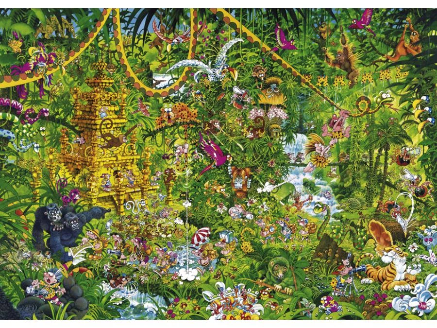 HEYE 29892 - Puzzle 2000 Pièces Triangular Dep Pièces Jungle 4 HEYE 29892 - Puzzle 2000 Pièces Triangular Dep Pièces Jungle – Image 2