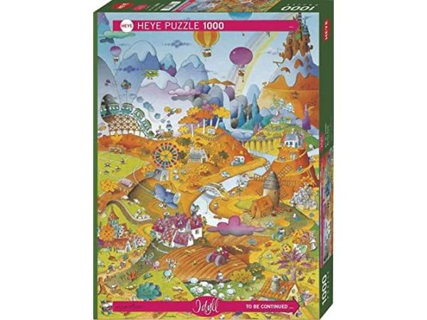 HEYE 29986 - Puzzle 1000 Pièces Cart Classics Idyll By The Field 3 HEYE 29986 - Puzzle 1000 Pièces Cart Classics Idyll By The Field