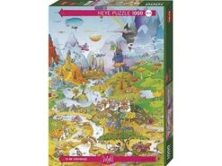 HEYE 29987 - Puzzle 1000 Pièces Cart Classics Idyll By The Lake