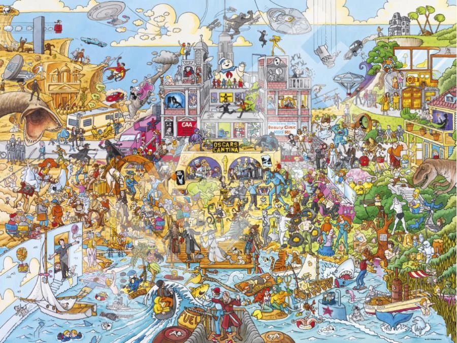 HEYE 29995 - Puzzle 1500 Pièces Triang Schone Hollyworld 4 HEYE 29995 - Puzzle 1500 Pièces Triang Schone Hollyworld – Image 2