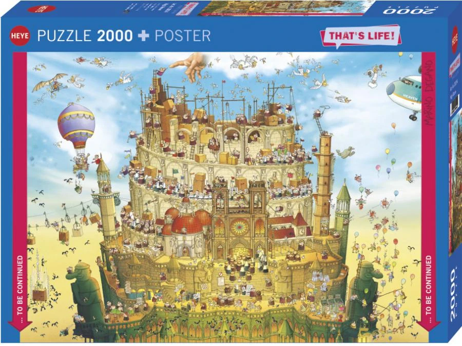 30014 - PUZZLE 2000 Pièces THATS LIFE HIGH ABOVE HEYE 3 30014 - PUZZLE 2000 Pièces THATS LIFE HIGH ABOVE HEYE