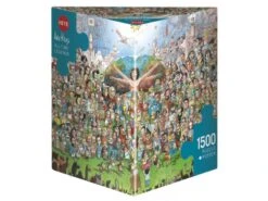 30024 - PUZZLE 1500 Pièces TRIANGULAR ALL-TIME LEGENDS HEYE