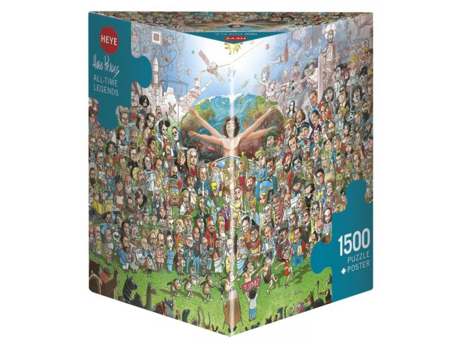 30024 - PUZZLE 1500 Pièces TRIANGULAR ALL-TIME LEGENDS HEYE 3 30024 - PUZZLE 1500 Pièces TRIANGULAR ALL-TIME LEGENDS HEYE
