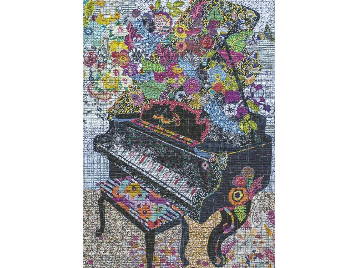 30026 - PUZZLE 1000 Pièces QUILT ART PIANO HEYE 4 30026 - PUZZLE 1000 Pièces QUILT ART PIANO HEYE – Image 2