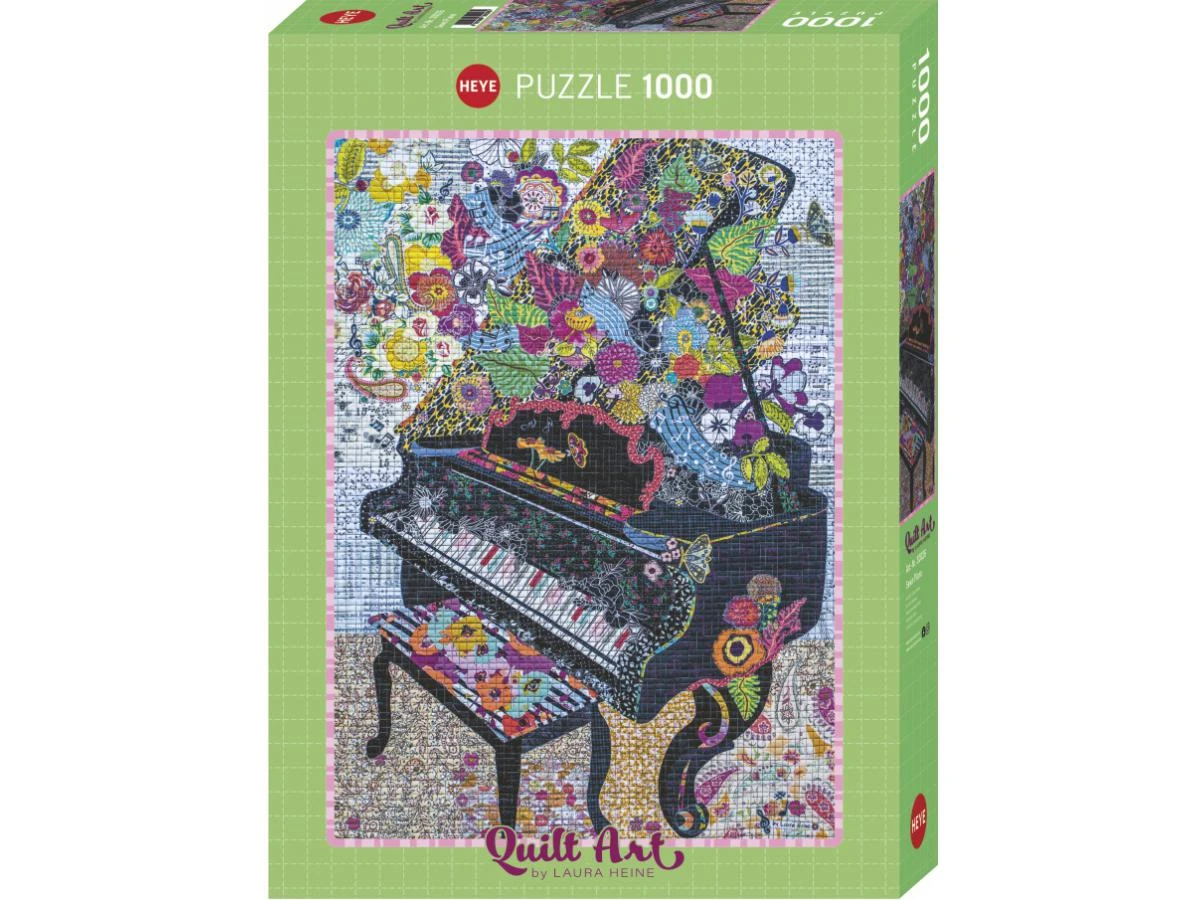 30026 - PUZZLE 1000 Pièces QUILT ART PIANO HEYE 3 30026 - PUZZLE 1000 Pièces QUILT ART PIANO HEYE