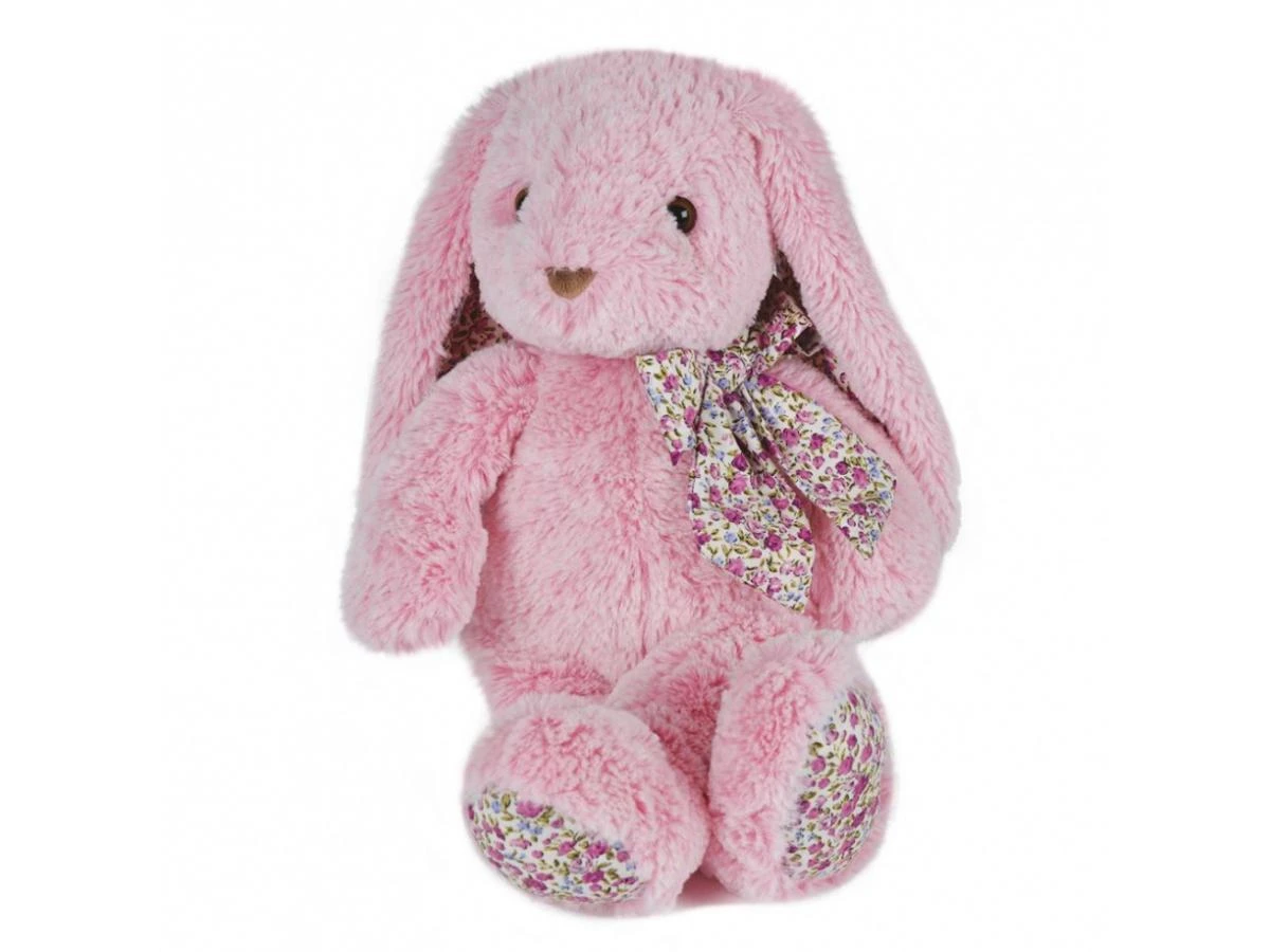 HO2435 - Copains Calins - Lapin Rose - Taille 40 Cm - Boîte Cadeau 4 HO2435 - Copains Calins - Lapin Rose - Taille 40 Cm - Boîte Cadeau – Image 2