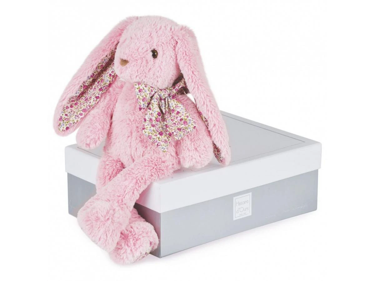 HO2435 - Copains Calins - Lapin Rose - Taille 40 Cm - Boîte Cadeau 3 HO2435 - Copains Calins - Lapin Rose - Taille 40 Cm - Boîte Cadeau